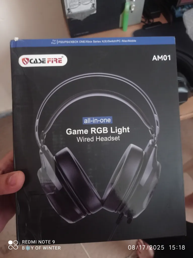 هدست مخصوص بازی کیس فایر مدل AM01 RGB