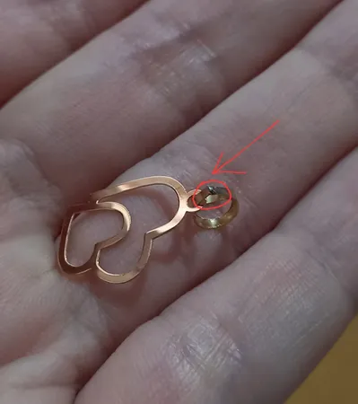 آویز گردنبند طلا 18 عیار زنانه مایا ماهک مدل MM1481 طرح دو قلب