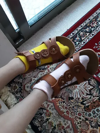 صندل دخترانه پاپا مدل HN.3159