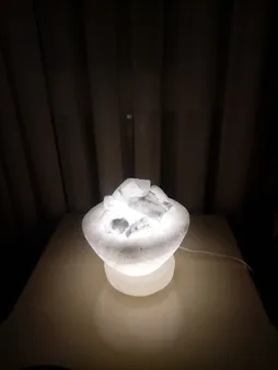 آباژور سنگ نمک طب سنگ طرح کاسه کد TA-50106