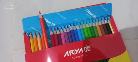 مداد رنگی 2+24 رنگ آریا مدل 3017