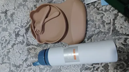 ظرف غذا کودک مدل سیلیکونی مجموعه 4 عددی