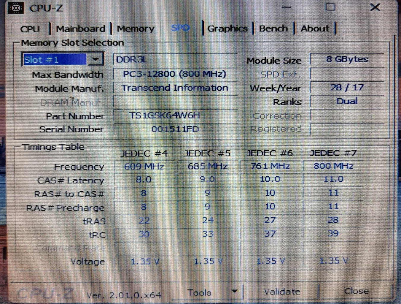 رم لپ تاپ DDR3L دو کاناله 1600مگاهرتز cl11 سامسونگ مدل PC3L-12800S ظرفیت 8 گیگابایت