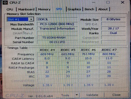 رم لپ تاپ DDR3L دو کاناله 1600مگاهرتز cl11 سامسونگ مدل PC3L-12800S ظرفیت 8 گیگابایت