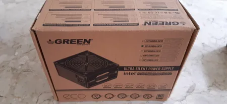 منبع تغذیه کامپیوتر گرین مدل GP450A-ECO Rev3.1