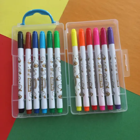 ماژیک رنگ آمیزی  12 رنگ مدل MiNi color pen  کد ZS-206