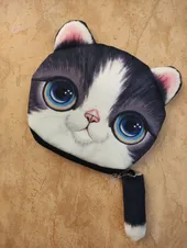 تجریه خرید کیف پول دخترانه طرح گربه مدل C-13BK