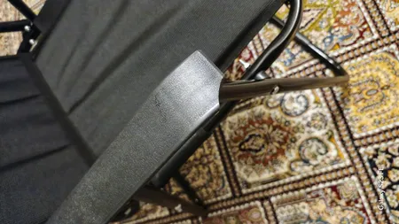 صندلی تاشو سفری مدل تاشو هفت فنره ارتفاع پایه 45 سانتی متر