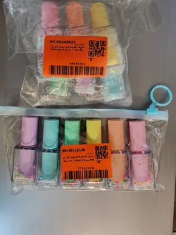 ماژیک علامت گذار طرح لاک کد kmt بسته 6 عددی