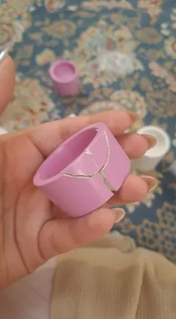 ست 10 دکوری بتنی مدل رومیزی طرح کلبه