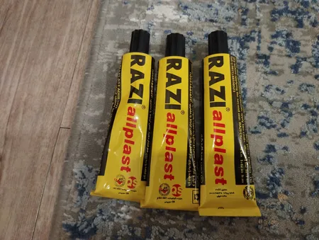 چسب رازی مدل Allplast  کد FN20 حجم 30 میلی لیتر بسته سه عددی