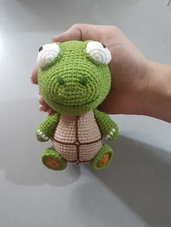 عروسک بافتنی مدل لاک پشت کد 01