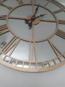 ساعت دیواری مدل رمیسا آینه ای