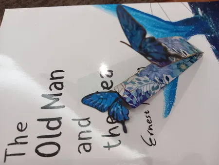 نشانگر کتاب باروچین مدل پروانه ها کد bk-19 بسته 2 عددی