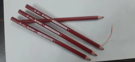 مداد قرمز آریا کد 3002 بسته 6 عددی