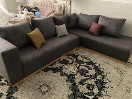 مبل ال شش نفره شاهان دکور مدل ال کارن