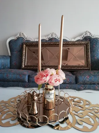 جاشمعی مدل DE-NZ191 طرح مارپیچ ساده مجموعه 3 عددی