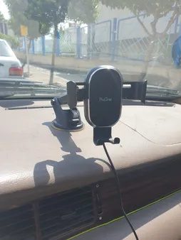 پایه نگهدارنده و شارژر بی سیم گوشی موبایل پرووان مدل PHD01