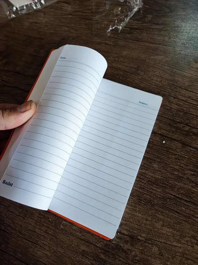 دفترچه یادداشت 200 برگ مدل رنگین کمان