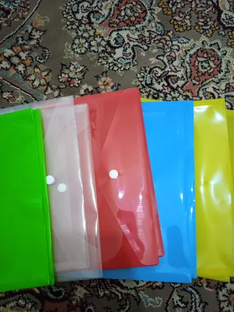 پوشه دکمه دار فوسکا سایز A5 بسته 10 عددی