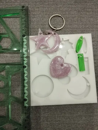 قالب رزین مدل گردن آویز کد 1150