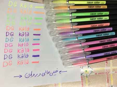 خودکار ژویخوآ مدل neon color بسته 12 عددی