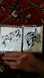 استیکر لپ تاپ طرح Wolfi کد 02