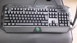 کیبورد گیمینگ تسکو مدل TK 8124، سوییچ ممبران، Full-Size، نورپردازی RGB LED