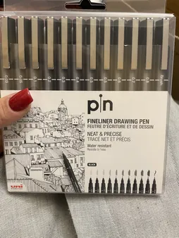 راپید یونی بال مدل fineliner مجموعه 12 عددی