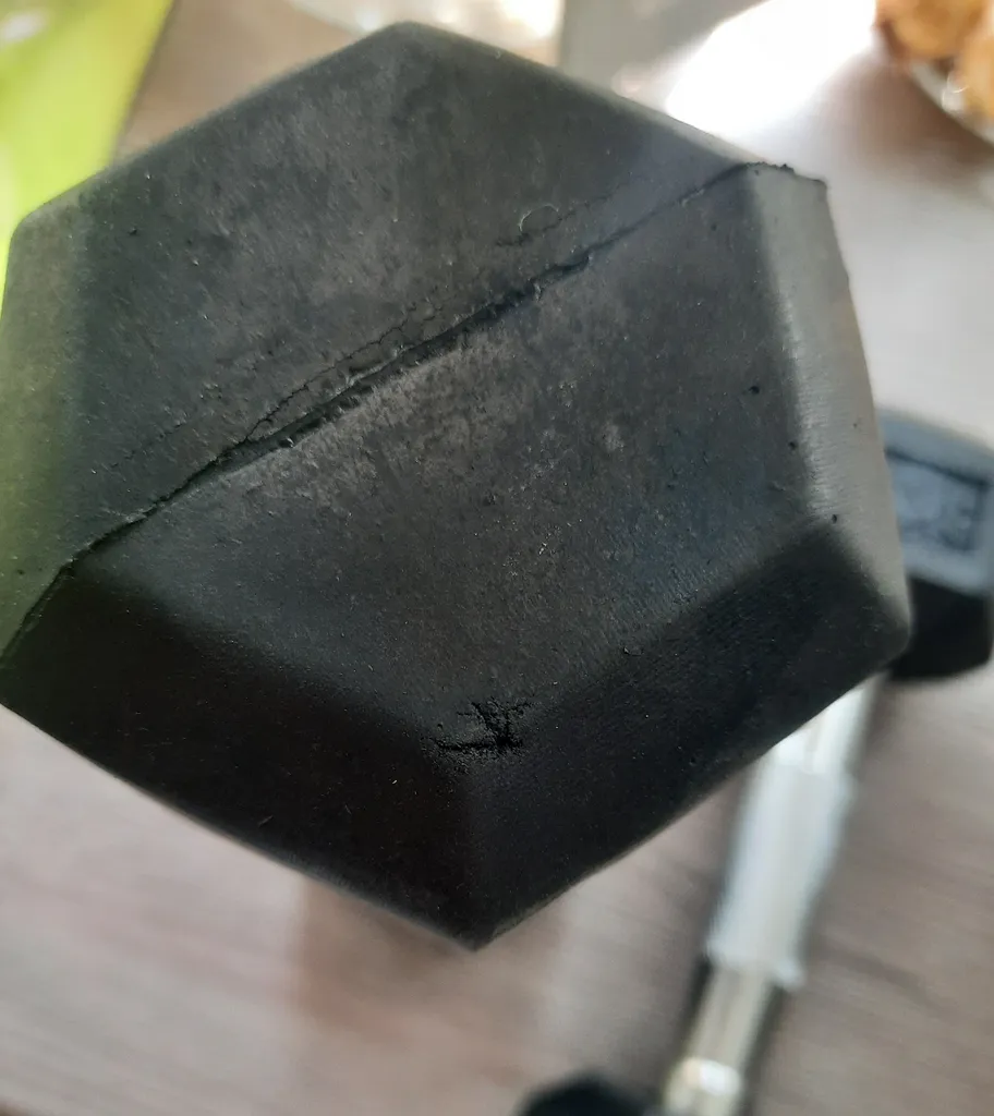 دمبل مدل شش ضلعی وزن 3 کیلوگرم بسته 2 عددی