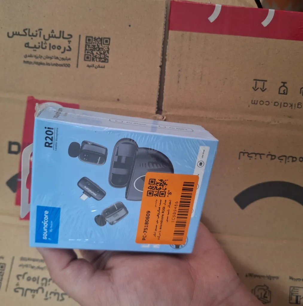 ست میکروفن بی سیم انکر مدل soundcore R20i با درگاه اتصال تایپ سی