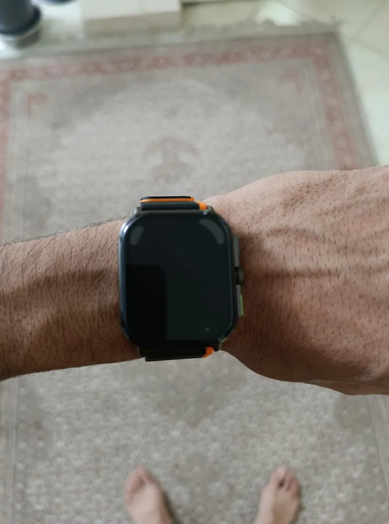 ساعت هوشمند 46 میلی‌متری گلوریمی مدل GS2 Pro دارای قابلیت های صفحه نمایش رنگی، صفحه نمایش لمسی، کنترل سطح اکسیژن خون، قابلیت مکالمه با بند سیلیکون