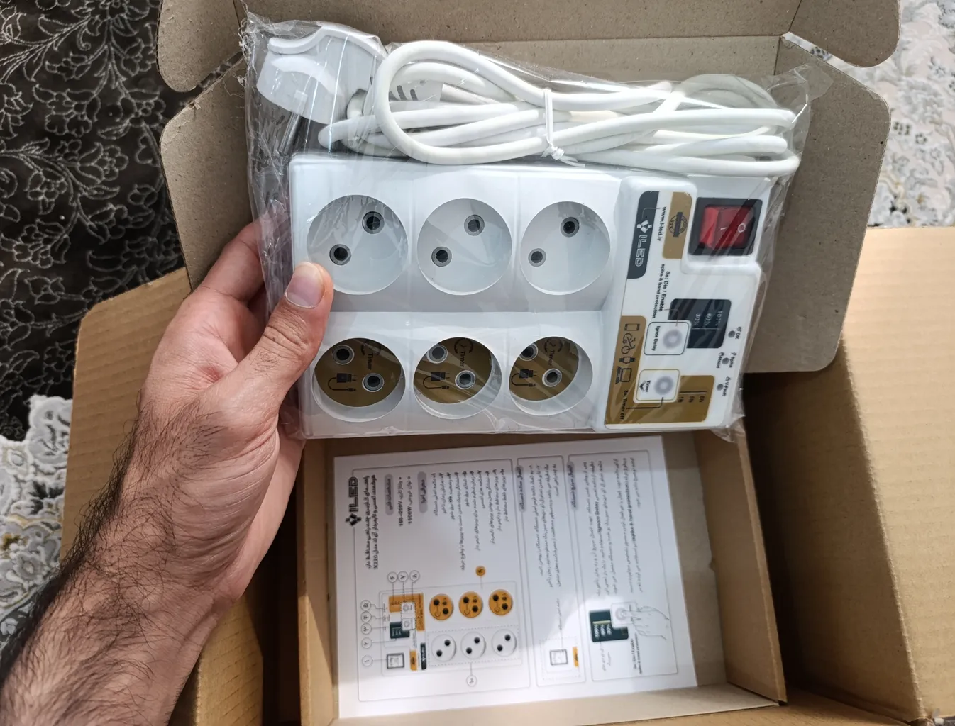 محافظ ولتاژ آی لد مدل هوشمند تایمردار کد X220