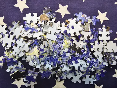 پازل160تکه مینیاتور طرح شب پرستاره ونگوگ کد 01562