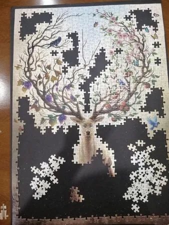 پازل 1000 تکه رونیز طرح گوزن شگفت انگیز کد 7730