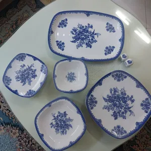 تجریه خرید سرویس غذاخوری 27 پارچه چینی زرین ایران مدل کواترو فلورانس درجه یک