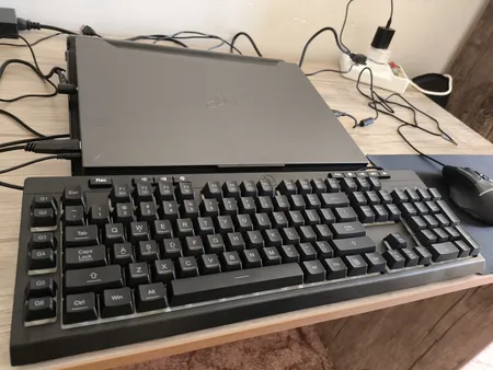 کیبورد گیمینگ ردراگون مدل Shiva K512، سوییچ ممبران، Full-Size، نورپردازی RGB