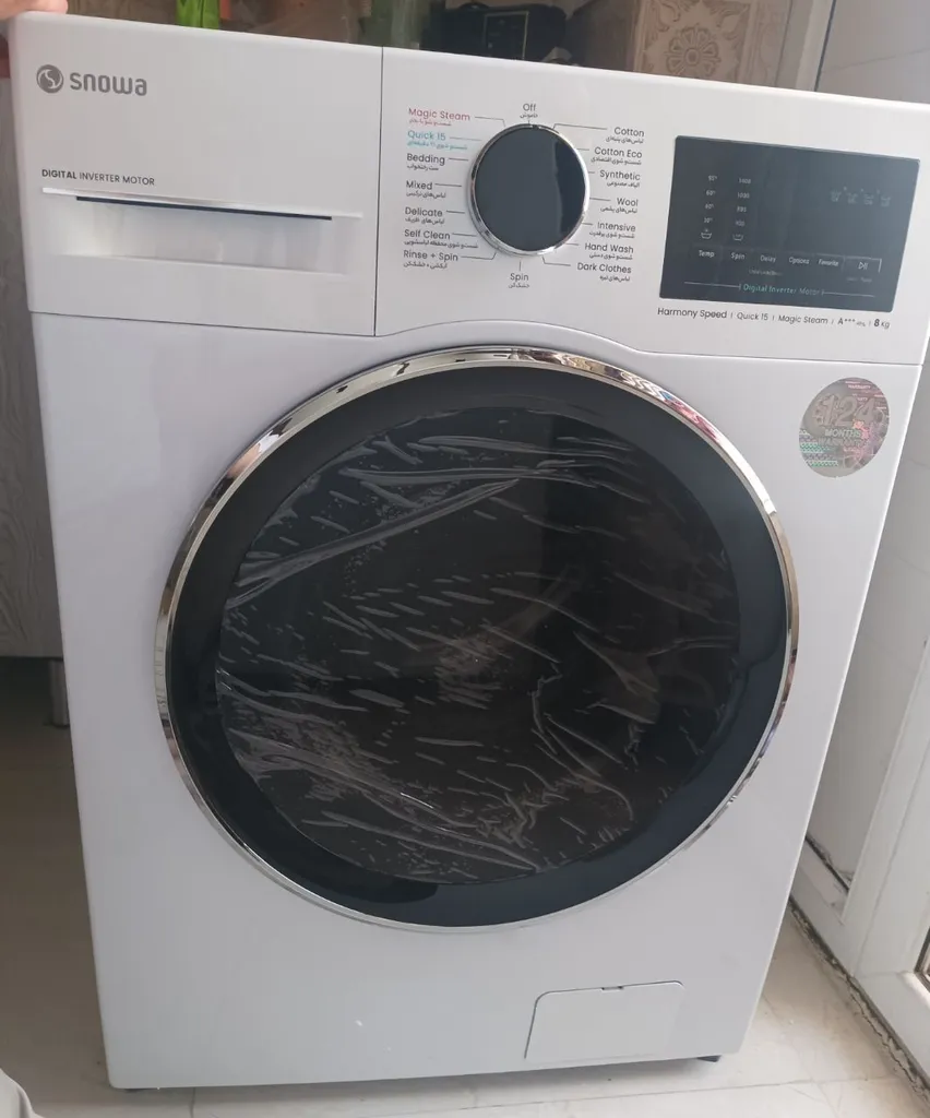 ماشین لباسشویی اسنوا مدل SWM-84W30 ظرفیت 8 کیلوگرم
