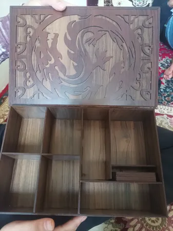 جعبه رومیزی تی بگ و تنقلات و زیر لیوانی مدل nova کد KU27