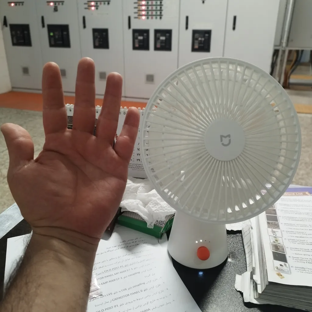 پنکه شارژی شیائومی مدل Rechargeable Mini Fan