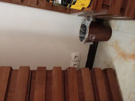 سطل زباله طرح چوب مدل A101