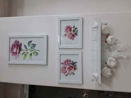 طبقه دیواری طرح قلبی