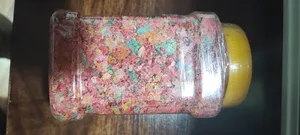 تجریه خرید غذای پولکی ماهی کد L104 وزن 100 گرم