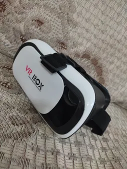 هدست واقعیت مجازی وی آر باکس مدل VR Box به همراه DVD نرم افزار و پنکه همراه microUSB