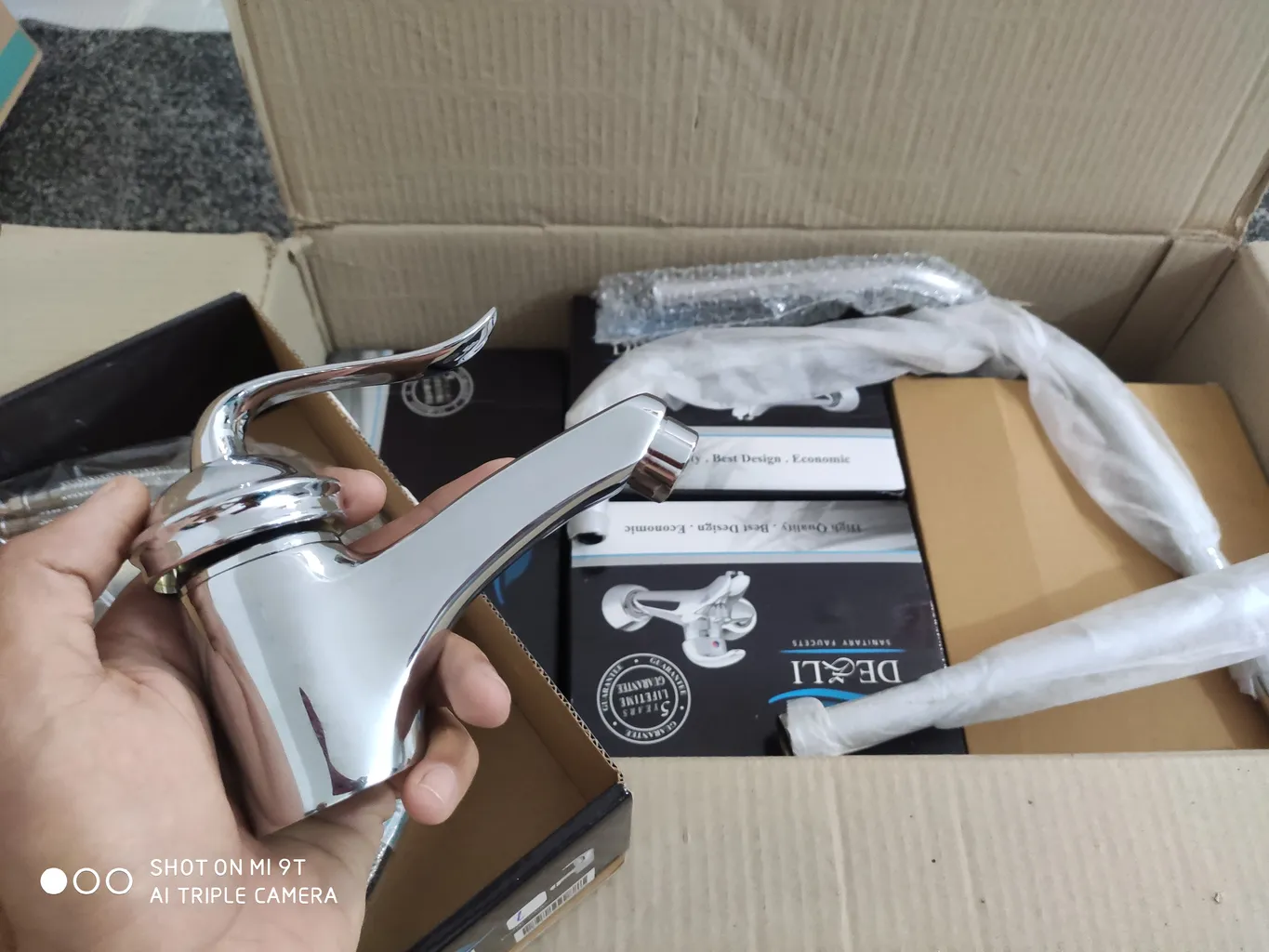 ست شیرآلات دزلی مدل لوتوس مجموعه 6 عددی