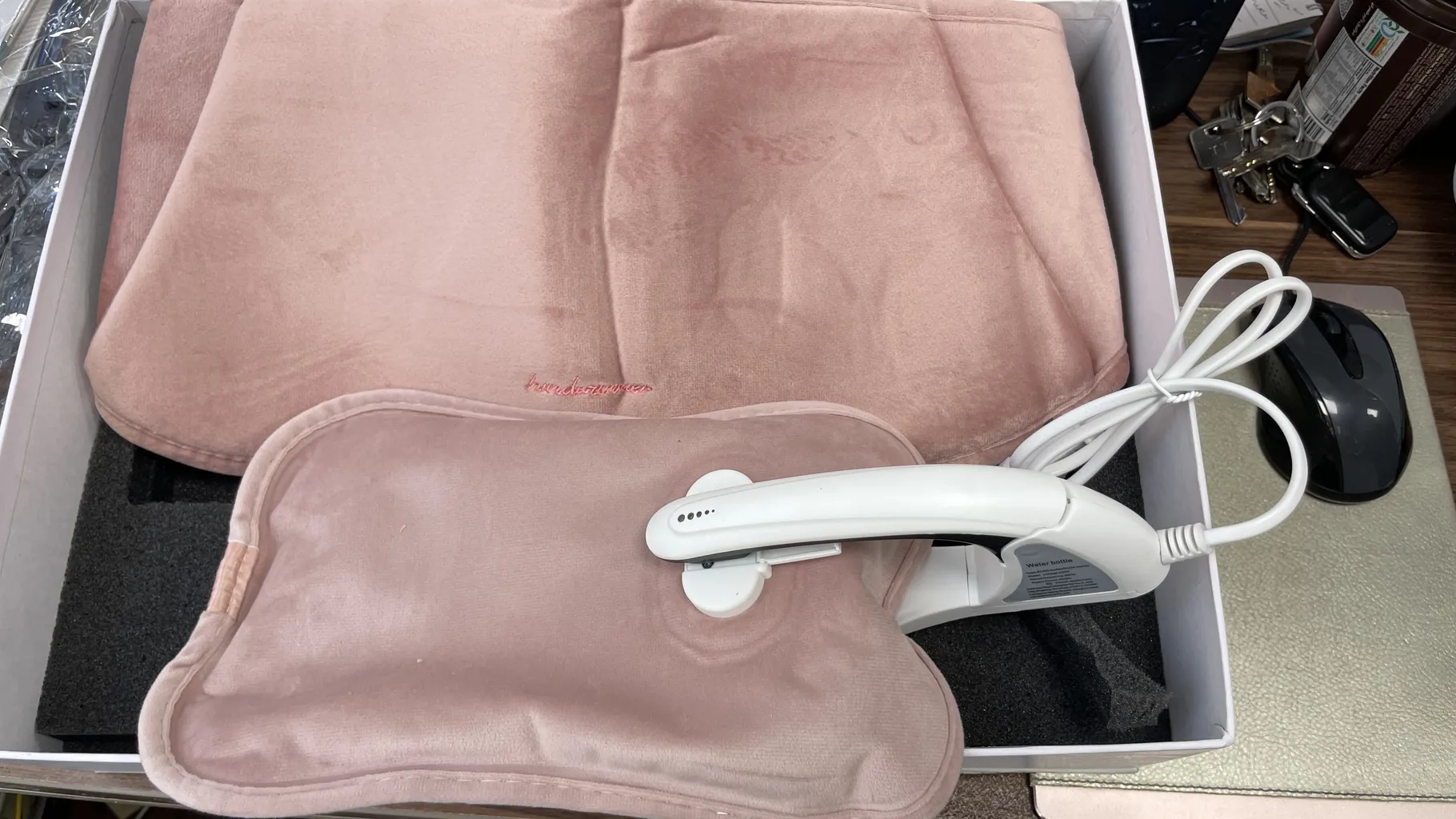 کیسه آب گرم برقی بنکس مدل Relife به همراه کمربند