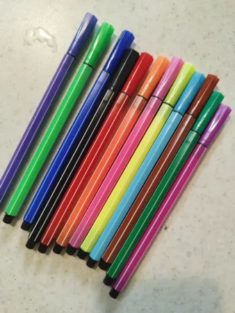 ماژیک رنگ آمیزی 12 رنگ هپو مدل rs کد 3030