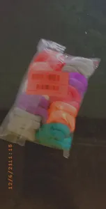 تجریه خرید کش مو دخترانه آی جواهر مدل K103 مجموعه 50 عددی