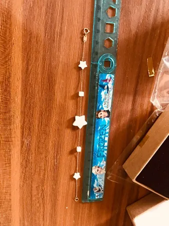 دستبند طلا 18 عیار زنانه ماهک مدل MB0818