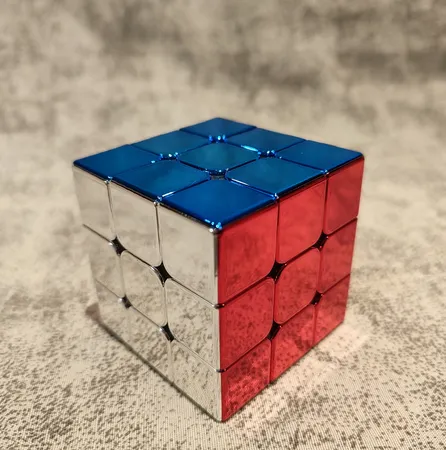 مکعب روبیک شنگ شو مدل متالیک مگنت 3×3 Sengso Magnetic Metallic